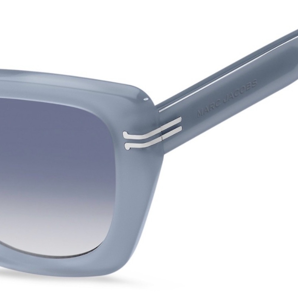 NEW MARC JACOBS Grey Sunglasses MJ1051/S KB79O 53-20-140 Authentic W/CASE - Picture 4 of 6